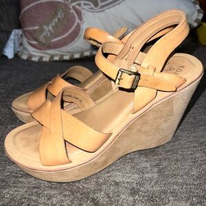 Kirk-Ease Platform Wedges Size 7